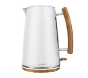 Cecotec ThermoSense 400 White Woody Hervidor de Agua 3000W - Capacidad 1,7L - Acero Inoxidable - Libre BPA - Base con Giro 360º - Filtro Antical Desmontable - Sistema de Seguridad
