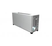Cecotec Yummytoast Extra Tostadora Electrica 1050W - 5 Niveles - Ranura Larga - Capacidad para 2 Tostadas - Bandeja Recogemigas - Acero Inoxidable - Soporte para Panecillos