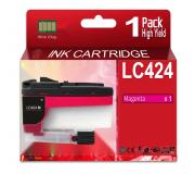 Compatible Brother LC-424 Magenta Cartucho de Tinta LC424M para DCP-J1200DW, W, WE