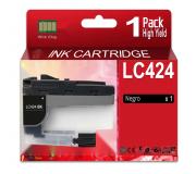 Compatible Brother LC-424 Negro Cartucho de Tinta LC424BK para Brother DCP-J1200DW, W, WE