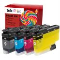 Compatible Brother LC-426XL / LC426XLVAL Pack de 4 Cartuchos de Tinta para Brother MFC-J4335 / MFC-J4340 / MFC-J4535 / MFC-J4540