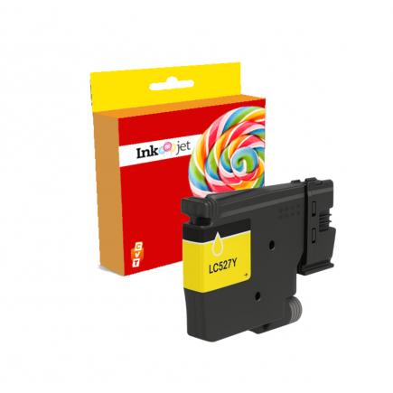Compatible Brother LC-527 / LC527Y Amarillo Cartucho de Tinta Pigmentada para Brother MFC-J4350DW / MFC-J4550DW