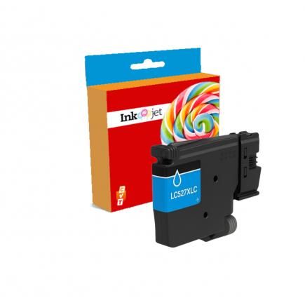 Compatible Brother LC-527XL / LC527XLC Cyan Cartucho de Tinta Pigmentada para Brother MFC-J4350DW / MFC-J4550DW