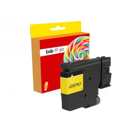 Compatible Brother LC-527XL / LC527XLY Amarillo Cartucho de Tinta Pigmentada para Brother MFC-J4350DW / MFC-J4550DW