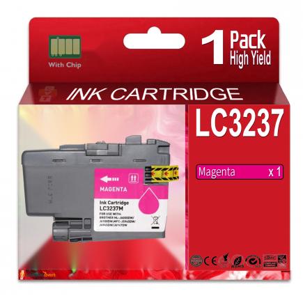 Compatible Brother LC3237 / LC-3237M Magenta Cartucho de Tinta para Brother HL-J6000DW HL-J6100DW MFC-J5945DW MFC-J6945DW MFC-J6947DW