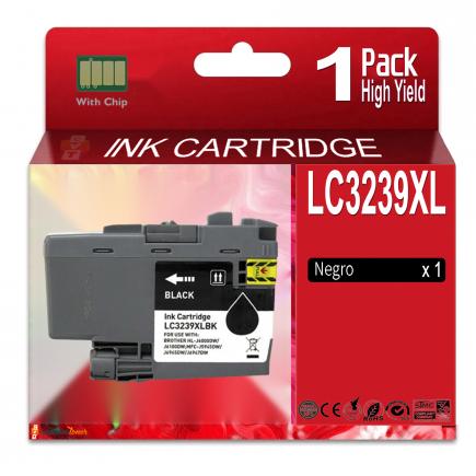 Compatible Brother LC3239XL / LC-3239XLBK Negro Cartucho de Tinta para Brother MFC-J5945DW MFC-J6945DW MFC-J6947DW HL-J6000DW HL-J6100DW