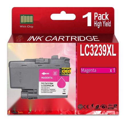Compatible Brother LC3239XL / LC-3239XLM Magenta Cartucho de Tinta para Brother MFC-J5945DW MFC-J6945DW MFC-J6947DW HL-J6000DW HL-J6100DW