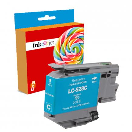 Compatible Brother LC528C Cyan Cartucho de Tinta LC-528 para Brother MFC-J6760DW MFC-J6960DW MFC-J6975DW MFC-J6977DW