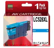 Compatible Brother LC528XLC Cyan Cartucho de Tinta LC-528XL para Brother MFC-J6975DW MFC-J6977DW