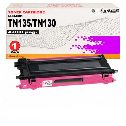 Compatible Brother TN135 / TN-135M Magenta Toner para DCP 9040, 9042, 9045 HL 4040, 4050, 4070 MFC 9420, 9440, 9450, 9840