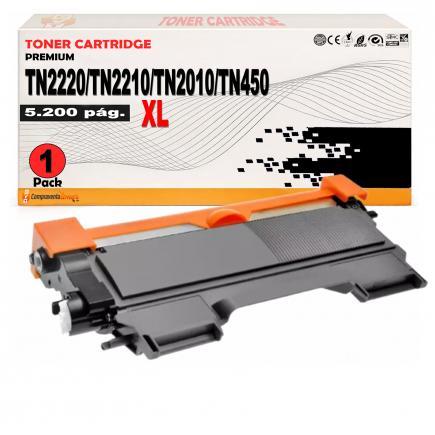 Compatible Brother TN2220 XL / TN2210 XL / TN2010 XL Negro Cartucho de Toner Alta Capacidad / Jumbo