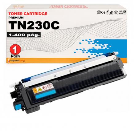 Compatible Brother TN230 / TN-230C Cyan Toner para DCP-9010, HL-3040, 3045, 3070, 3075 MFC-9120, 9125, 9320, 9325