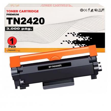 Compatible Brother TN2420 / TN-2420 Negro Cartucho de Toner