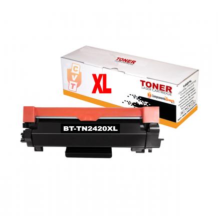 Compatible Brother TN2420 / TN-2420 XXL Negro (ALTA CAPACIDAD / JUMBO)