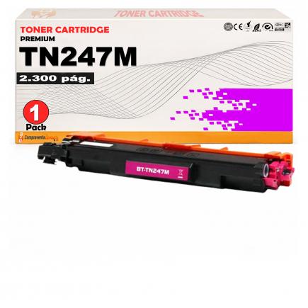 Compatible Brother TN247 / TN-247M Magenta Cartucho de Toner