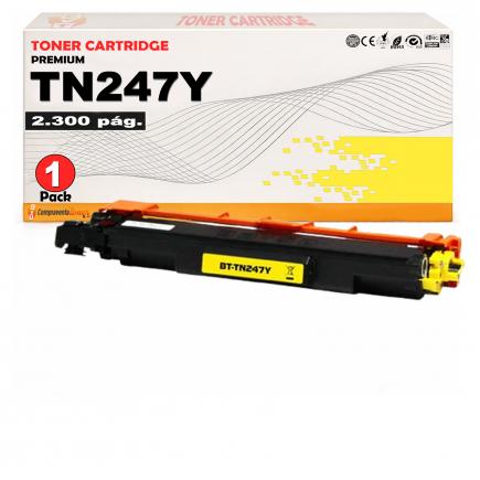 Compatible Brother TN247 / TN-247Y Amarillo Cartucho de Toner