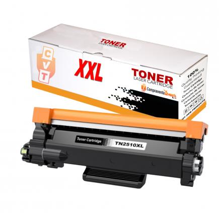 Compatible Brother TN2510XXL (5K) Negro Cartucho de Toner para HL-L2865DW / MFC-L2960DW / MFC-L2980DW