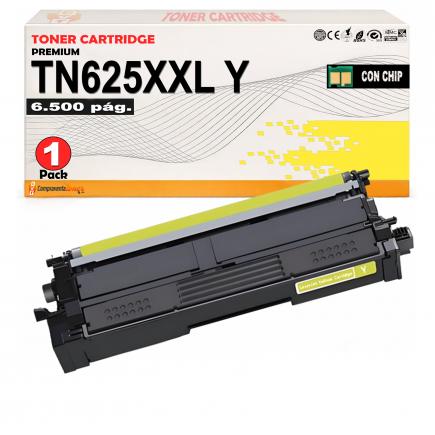 Compatible Brother TN625XXL Amarillo Toner para Brother HL L8430, HL L8570, DCP L8630, MFC L8730, L8930, L8970, EX570