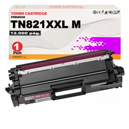 Compatible Brother TN821XXL / TN821 XL Magenta Cartucho de Toner para Brother HL-L9430CDN / HL-L9470CDN / MFC-L9630CDN / MFC-L9670CDN
