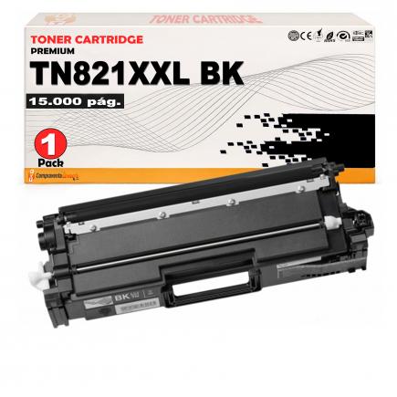Compatible Brother TN821XXL / TN821 XL Negro Cartucho de Toner para Brother HL-L9430CDN / HL-L9470CDN / MFC-L9630CDN / MFC-L9670CDN