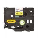 Compatible Brother TZe661 (TZ-661) Cinta Laminada de Etiquetas - Texto negro sobre fondo amarillo - Ancho 36mm x 8 metros