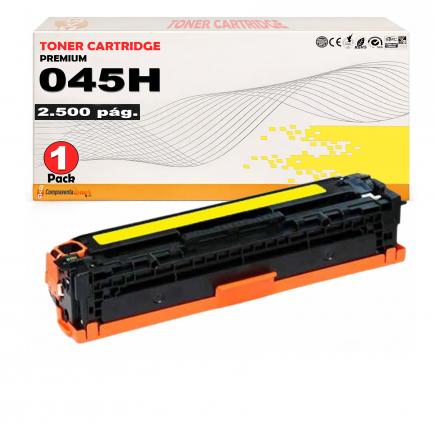 Compatible Canon 045H Amarillo Toner para i-Sensys LBP611, LBP612, LBP613, MF631, MF632, MF633, MF634, MF635