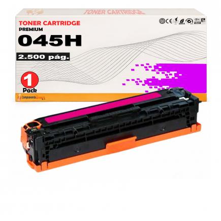 Compatible Canon 045H Magenta Toner para i-Sensys LBP611, LBP612, LBP613, MF631, MF632, MF633, MF634, MF635