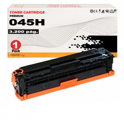 Compatible Canon 045H Negro Toner para i-Sensys LBP611, LBP612, LBP613, MF631, MF632, MF633, MF634, MF635