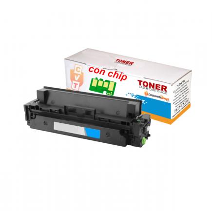 Compatible Canon 055H (CON CHIP) Cyan Cartucho de Toner 3019C002 / 3015C002