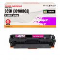 Compatible Canon 055H (CON CHIP) Magenta Cartucho de Toner 3018C002 / 3014C002 para Canon i-Sensys LBP662Cdw LBP663Cdw LBP664Cx MF742Cdw MF744Cdw MF746Cx