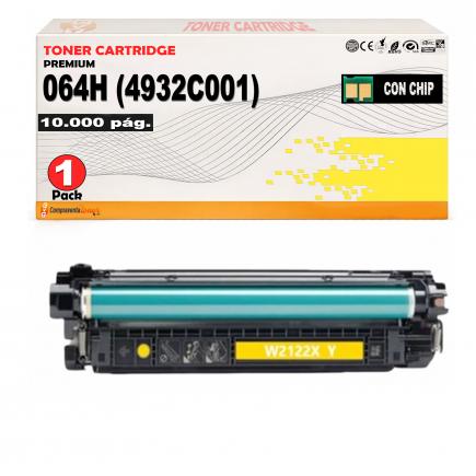 Compatible Canon 064H / 4932C001 Amarillo Cartucho de Toner para Canon i-SENSYS LBP722cdw MF832cdw MF842cdw