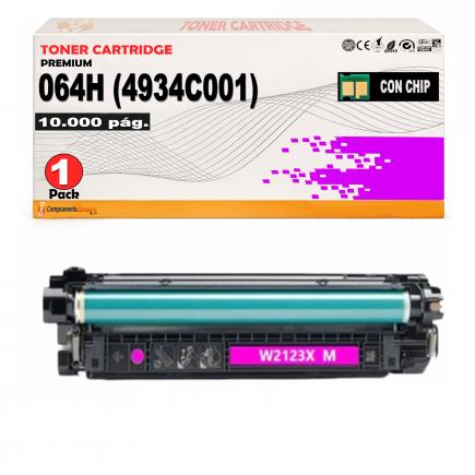 Compatible Canon 064H / 4934C001 Magenta Cartucho de Toner para Canon i-SENSYS LBP722cdw MF832cdw MF842cdw