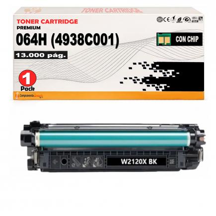 Compatible Canon 064H / 4938C001 Negro Cartucho de Toner para para Canon i-SENSYS LBP722cdw MF832cdw MF842cdw