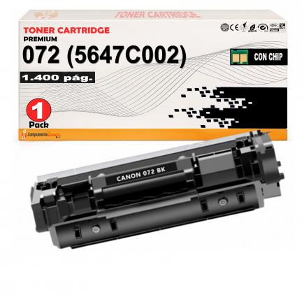 Compatible Canon 072 Negro Toner para Canon i-SENSYS MF287dw - imageCLASS LBP172dw / MF284dw / MF287dw / MF289dw