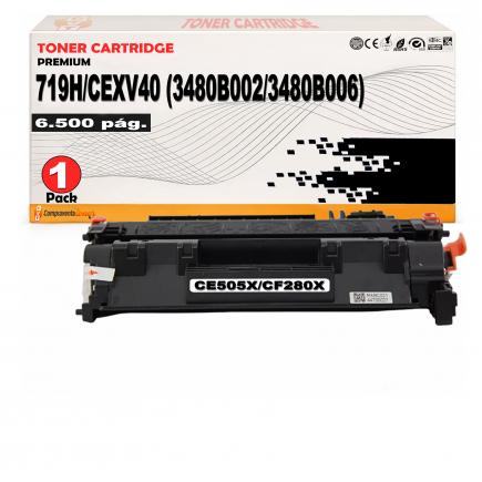 Compatible Canon 719H Toner I-Sensys LBP-6300, LBP-6650, LBP-6670, MF-5840, MF-5880, MF-5940, MF-5980 - 3480B002