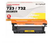 Compatible Canon 723 / 732 Amarillo Toner para I-Sensys LBP 5480, LBP 7750, LBP 7780