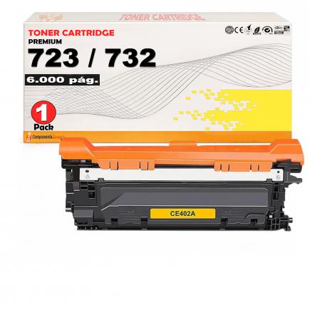 Compatible Canon 723 / 732 Amarillo Toner para I-Sensys LBP 5480, LBP 7750, LBP 7780