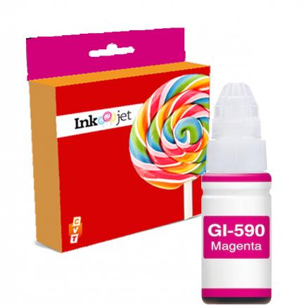 Compatible Canon GI590 / GI-590M Magenta 1605C001 Botella Tinta