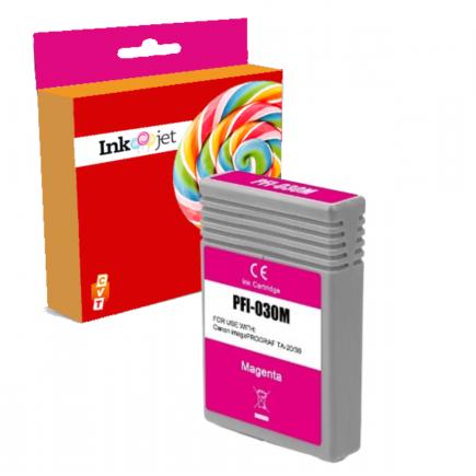 Compatible Canon PFI030 Magenta Cartucho de Tinta PFI030M / 3491C001 para Canon imagePrograf TA-20 / TA-30