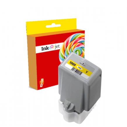 Compatible Canon PFI1000 Amarillo Tinta Pigmentada PFI-1000Y / 0549C001 para imagePROGRAF Pro-1000