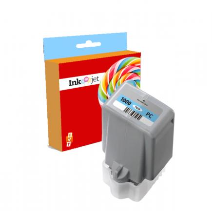 Compatible Canon PFI1000 Cyan Photo Tinta Pigmentada PFI-1000PC / 0550C001 para imagePROGRAF Pro-1000