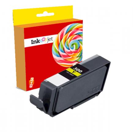 Compatible Canon PFI300 Amarillo Cartucho de Tinta Pigmentada 4196C001 / PFI300Y para ImagePrograf PRO 300