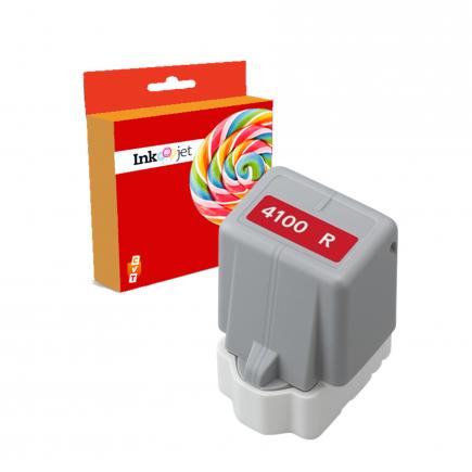 Compatible Canon PFI4100 / PFI-4100R Rojo Cartucho de Tinta Pigmentada  6785C001 para imagePROGRAF Pro-1100