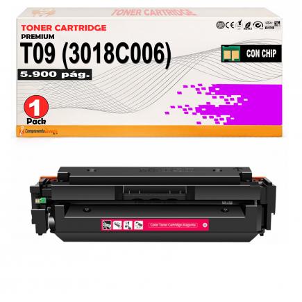 Compatible Canon T09 (3018C006) Magenta Cartucho de Toner para i-SENSYS X C1127i, X C1127iF, X C1127P