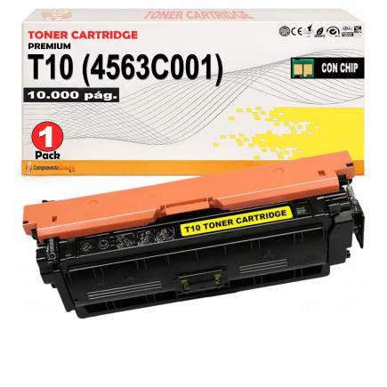 Compatible Canon T10 Amarillo Cartucho de Toner 4563C001 para Canon i-SENSYS X C1533 / X C1538 / IR-C1533 / IR-C1538