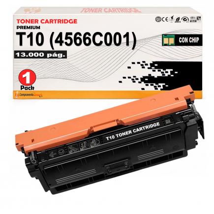 Compatible Canon T10 Negro Cartucho de Toner 4566C001 para Canon i-SENSYS X C1533 / X C1538 / IR-C1533 / IR-C1538