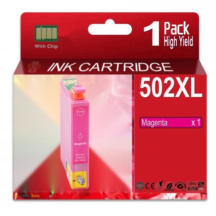Compatible Epson 502XL Magenta Cartucho de Tinta para XP5100, X5105, XP5115, XP5150, XP5155, WF2860, WF2865, WF2880, WF2885