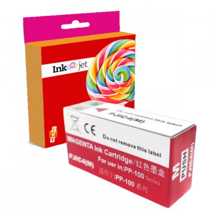 Compatible Epson PJIC4 Magenta Cartucho de Tinta C13S020450 para Epson Discproducer PP 100, PP 50