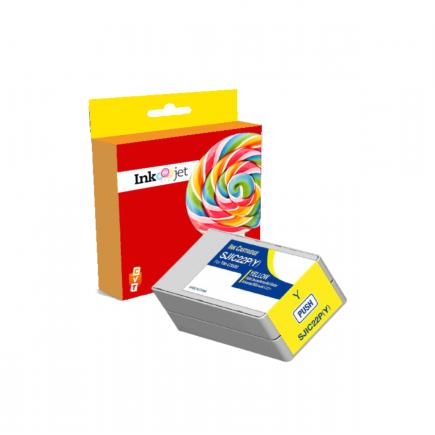 Compatible Epson SJIC22P Amarillo Tinta Pigmentada C33S020604 / SJIC22P(Y) para ColorWorks C3500, TM-C3500