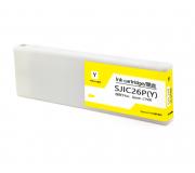 Compatible Epson SJIC26P Amarillo Tinta Pigmentada SJIC26P(Y) para ColorWorks C 7500, TM-C 3500